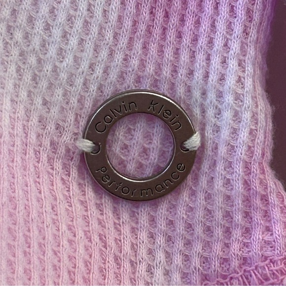 Calvin Klein Performance Pink Tie-Dye Turtleneck Sweater 2X 🩷 - Picture 9 of 9